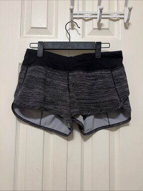 Lululemon Women’s Black & Gray Performance Running Shorts